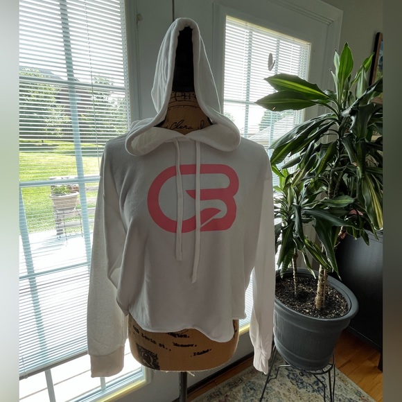 Cyclebar Tops - NWT Cyclebar Raw Edge Cropped Hoodie!